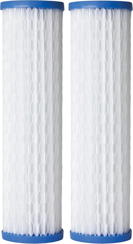 AO Smith 2.5"x10" 40 Micron Sediment Water Filter Replacement Cartridge - 2 Pack - For Whole House Filtration Systems - AO-WH-PRE-RPP2