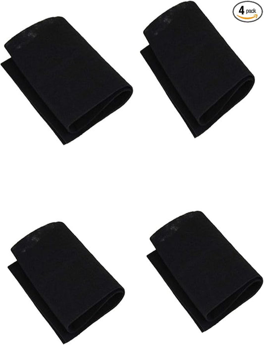 CFS 4-PACK Cut-to-Fit Carbon Pad 16 x 48 inches for Air Filters Charcoal Sheet fits Air Purifiers Range Hoods Furnace Filters removes Odor V O C Parts Accessories Replacement Replenishment and more