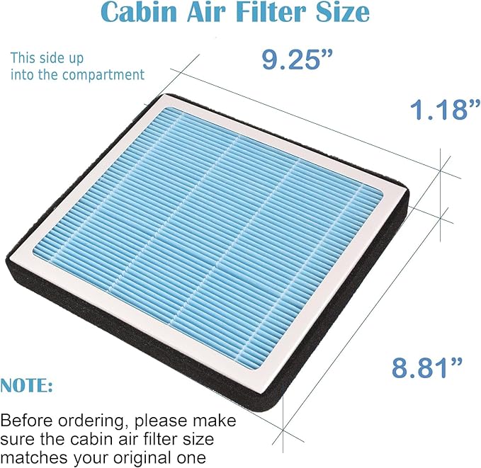 CF10134 CP134 Cabin Air Filter with Activated Carbon For Honda 2003-2021 Accord 2007-2016 CRV 2006-2015 Civic Acura 2007-2011 CSX / 2013-2021 ILX / 2007-2022 MDX RDX, AT134, RLX, TLX, TSX, ZDX