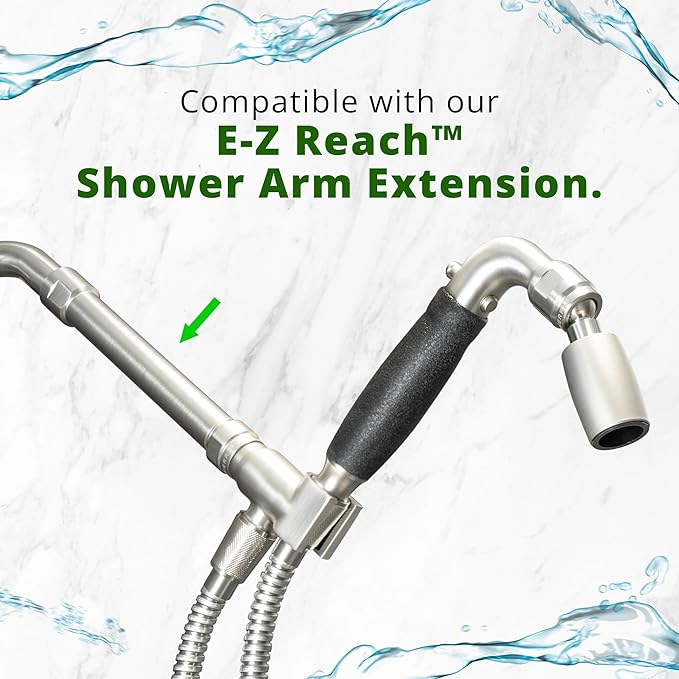 High Sierra® Solid Metal Handheld Shower Head, Lead-Free, with Built-In Trickle Valve. Shower Hose and Holder Not Included. Low Flow 1.8 GPM. Polished Brass