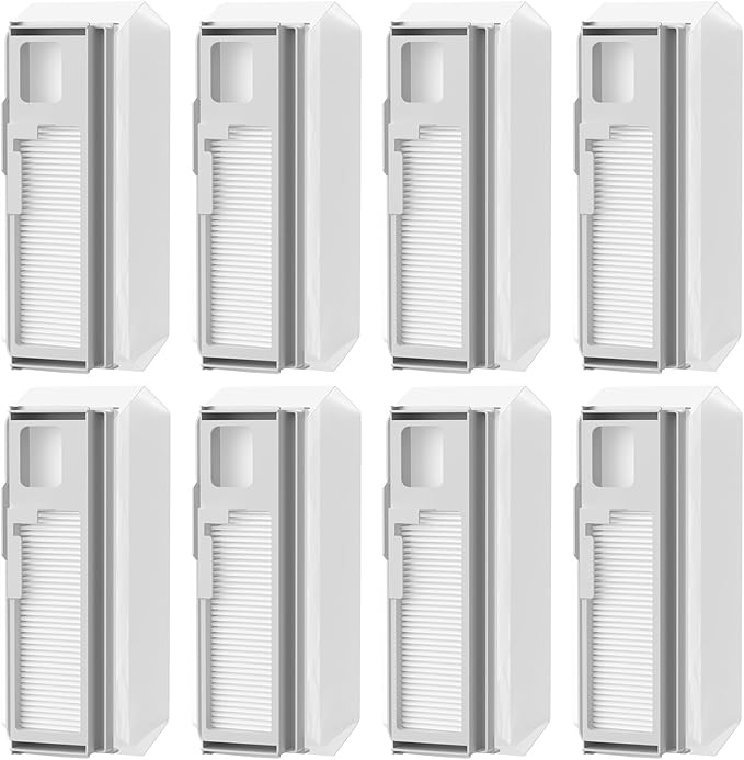 8 Pack Dust Bags for Narwal Freo X Ultra & Freo X Plus Robot Vacuum, 1L Capacity Disposable Dust Bag Replacement with Built-in Hepa Fil-ter