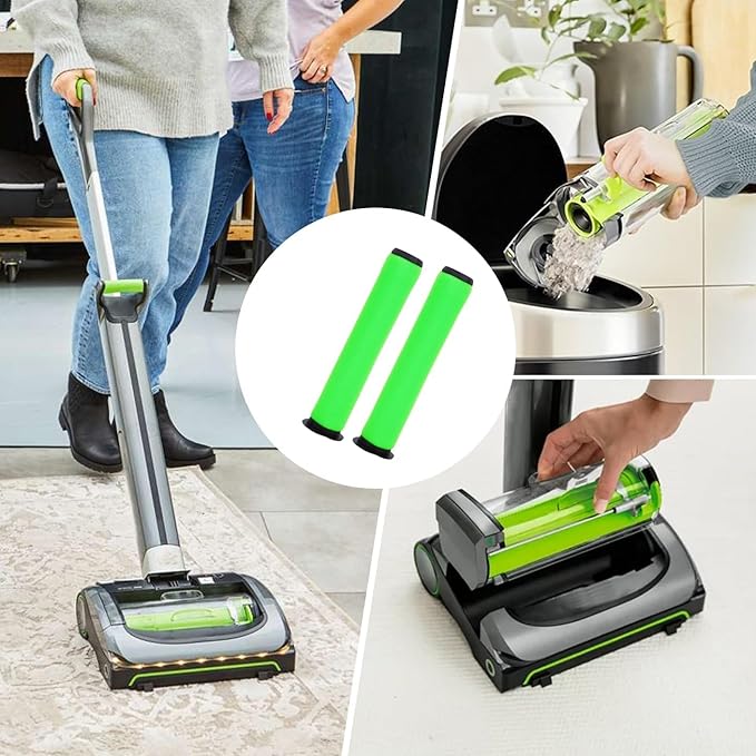 Vacuum Filter Compatible with Bissell AirRam Stick Vacuum Cleaner - Compare to Part # 1611215 for Models 1984 19844 1984B 1984C 2144 21448 19841 Replacement Filters Part(2 Pack)