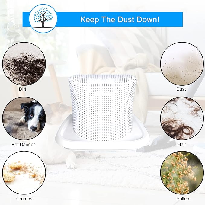 HNVCF10 Filters for Black and Decker HNVC215B10, HNVC215B12AEV, HNVC220BCZ00, HNVC220BCZ01, HNVC115JB06, HNVC215B12, HNVC220BCZ10, HNVC215BW52, HNVC115J, HNVC215B, HNVC220B, Washable, 4 Pack