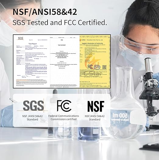 TOKIT UV Reverse Osmosis Water Filter, U2 Pro Alkaline Mineral Under Sink Water Filter System, Tankless RO Filtration, 600 GPD High Flow, NSF/ANSI 58, 2:1 Pure to Drain, Reduce TDS, 2 Way Faucet