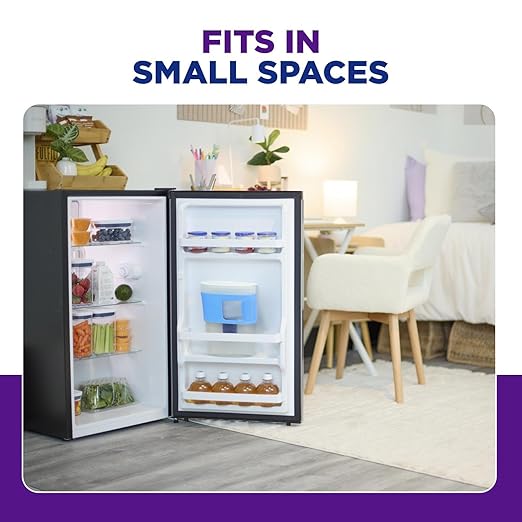 PUR Water Filter Pitcher Slim Design 8 Cup Capacity with 1 Filter, Dishwasher Safe, Faster Filtration, Water Purifier for Cleaner, Great Tasting Water, Ideal for Compact Space, Dorm Room, Violet