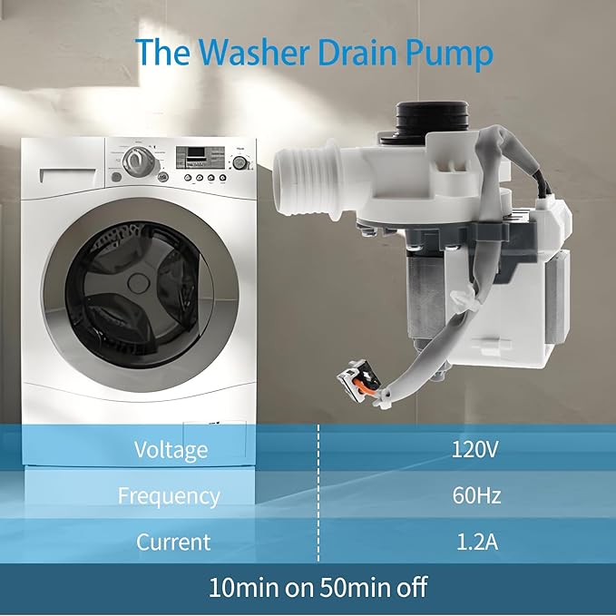 GTW680BSJ5WS GTW465ASN1WW GTW335ASN1WW Washer Drain Pump Filter, Fit for GE Washer GTW460ASJ8WW GTW680BSJ1WS GTW500ASN1WS GTW540ASP1WS PTW600BPR1DG GTW220ACW0WW GTW465ASN0WW GTW720BPN1DG GTW500ASN5WS