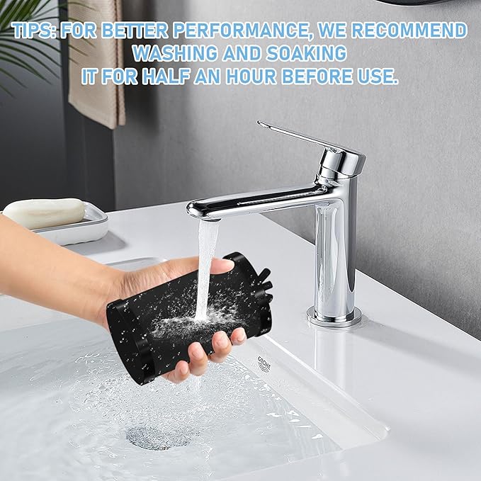 2387 Water Filter Replacement, Black Purification Elements Water Purifier Replacement Filters Compatible with Alexapure Pro Gravity Water Filter System, 5,000 Gallon Throughput Capacity, 2 Packs