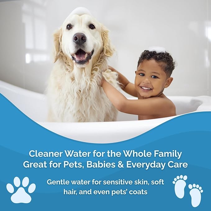 Shower Filter for Hard Water – Reduces Impurities That Cause Dry Skin, Itchy Scalp & Dull Hair – Easy Install – Universal Fit – Works with Standard Wall & Handheld Showers