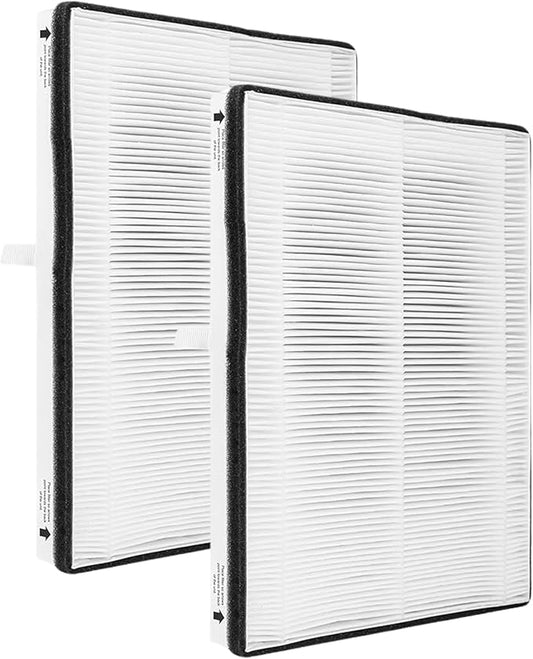 Nispira Replacement HEPA Filter for Air Purifier, Compatible with Vornado Air Purifier Models AC300, AC350, AC500, AC550, PCO200, PCO300, PCO500 Compared to Part MD1-0022, 2 Packs
