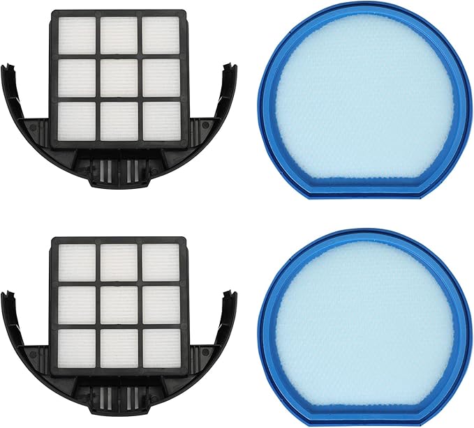 Vacuum Filter Kits Compatible with Hoover T-Series WindTunnel Bagless Upright Filter- Compare to Part Parts 303173001 and 303172001,2 Packs