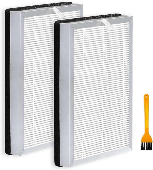 25 Air Purifier Replacement Filter: Compatible with MA Series Air Purifier 25 S1/W1/B1, 3 in 1 Pre-filter, Pleasted Filter and Activated Carbon Filter, 2 Pack