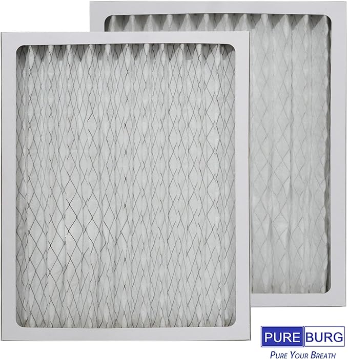 PUREBURG Replacement Filter Compatible with Honeywell TrueDRY DR90, DR90A2000, DR120 Dehumidifier, Replace Part 50070171-002,4-Pack 17.5 x 13.5 x 1.55 MERV11