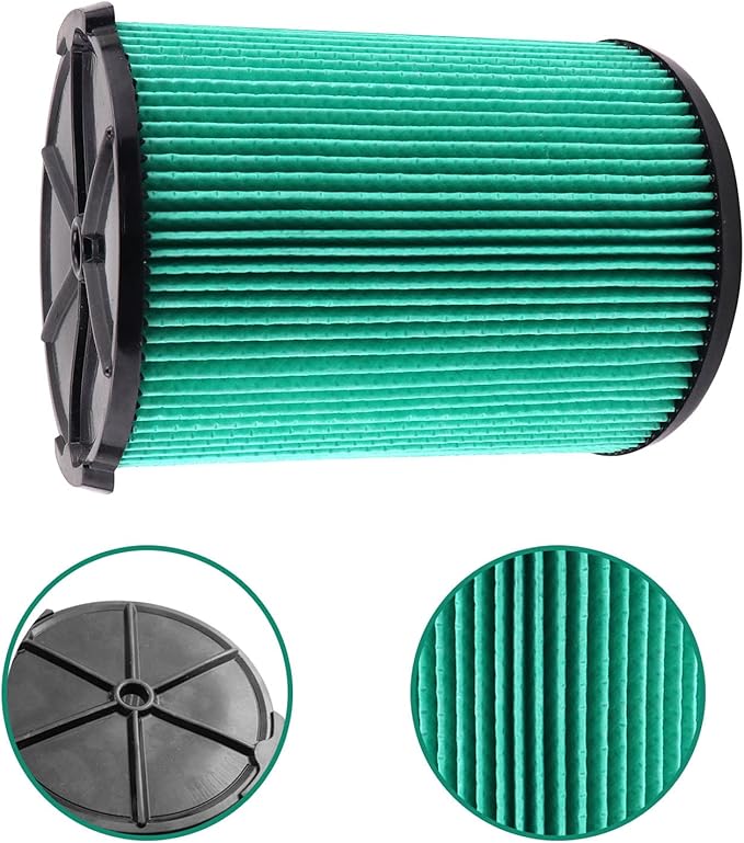2 Pack VF6000 Filter for Ridgid 5-20 Gallon Wet Dry Vacuums, 5-Layer Hepa Filter, Fit models WD5500 WD0671 WD6425 WD7000 WD1280 WD1851 WD1680 WD1956