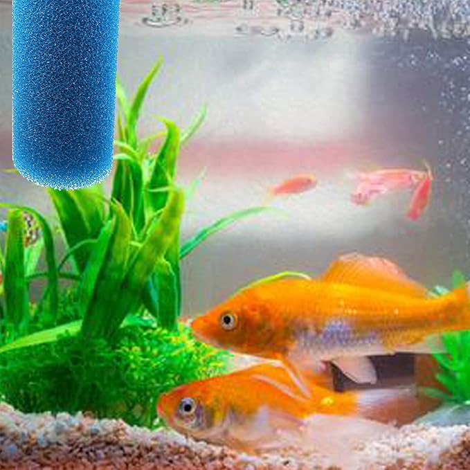 5.9″ Big Prefilter Foam Sponge Replacement Filtration Kit for Pond Aquarium Fish Tank Pad (6PCS)