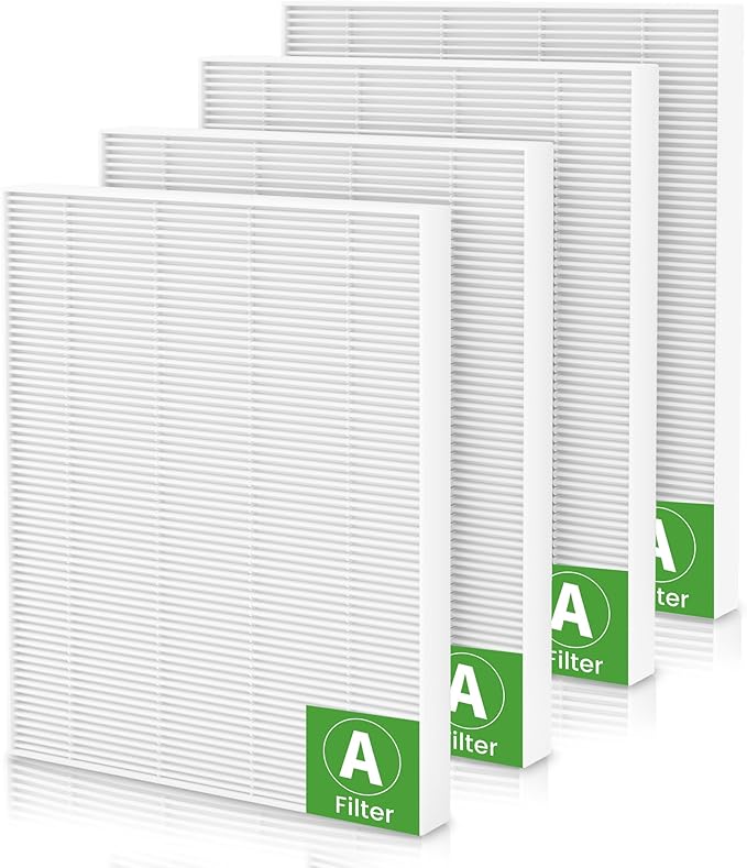 115115 Size 21 Replacement Filter A Compatible with Winix C535, Winix PlasmaWave 5300, 6300, 5300-2, 6300-2, P300 Plasma wave Air Purifier,4 Pack