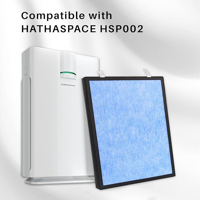 HSP002 Replacement Filter for Hathaspace Air Purifier Filters HSP002, 4-in-1 H13 True Hepa Filter