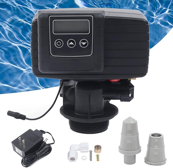 5600xstst Time Type Water Softener Control Valve, Water Softener Head 5600 Timer Control Valve, Time Type Softening Water Control Valve Whole House Water Treatment System(5600xstst Time Type)