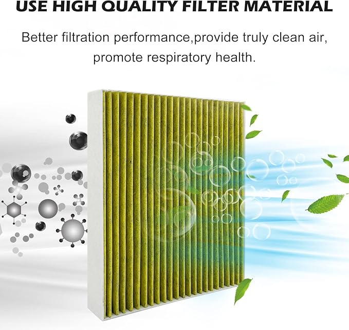 Cabin Air Filter Replacement for CF11966, Sierra 1500 2019-2025, Silverado 1500 2019-2025, Yukon 2021-2025, Equinox 2018-2025, Blazer 2019-2025
