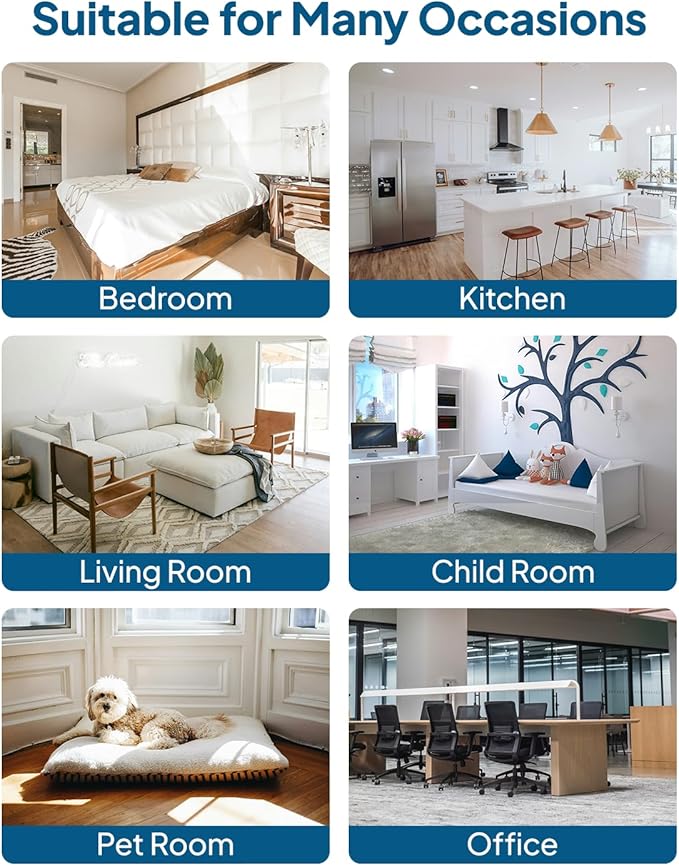 Air Purifier for Home Bedroom, Cobectal Room Air Cleaner with H13 True HEPA 3-in-1 Filter, Aroma Function & Sleep Mode, Desktop Small Air Purifier for Office, Dorm, Hotel, RVs (Black)