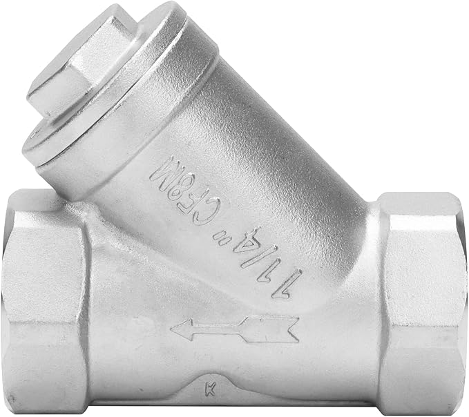 1-1/4 Inch Wye Strainer 100 Mesh Screen Filter Valve - 800 WOG SUS316 CF8M
