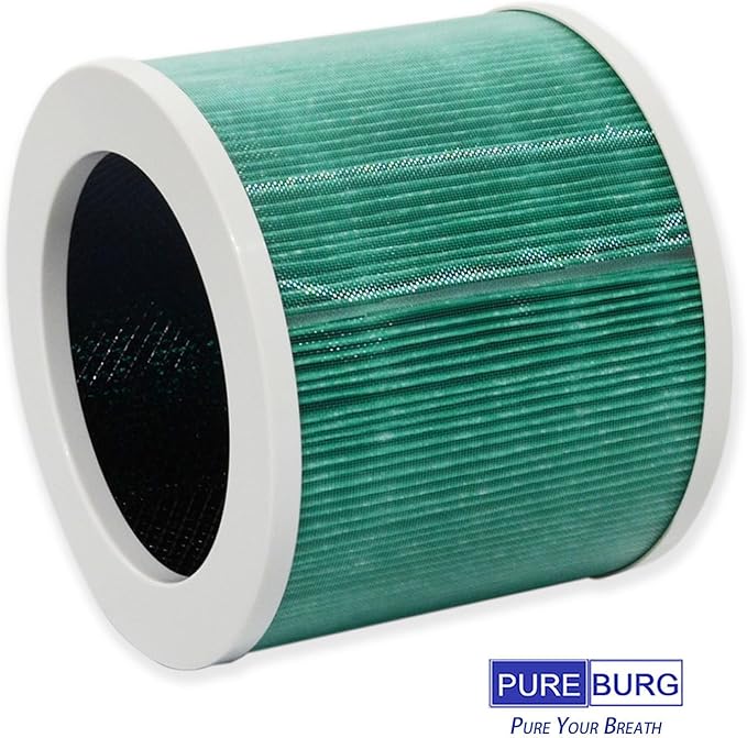PUREBURG HY1800 Replacement Filter Compatible with MORENTO, CHIVALZ & FETIONS ZQA Series (ZBQ-2000B/C) Air Purifier,2-Pack H13 True HEPA 4-Stage Filtration