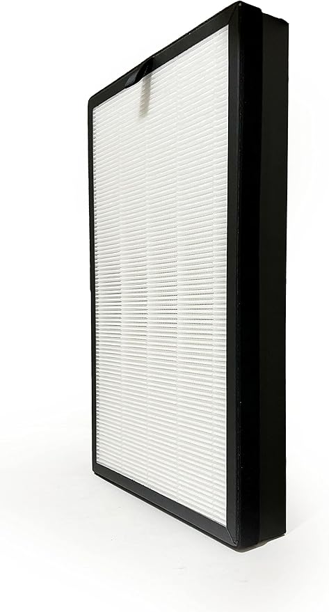 Nispira H05 3-In-1 True HEPA Filter Replacement Compatible with HIMOX Air Purifier H05, 1 Pack