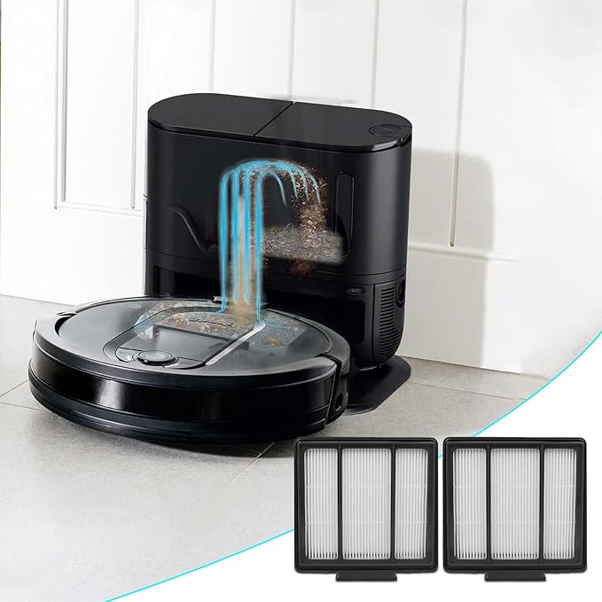 RV1001AE Filter Replacement Part Aaccessory Set for Shark IQ R101AE RV1001AE RV100AE AV912S AV1002AE, Vacuum Cleaner Filter for Shark AV2501S RV2502AE RV2520 RV2510, (15PCS)