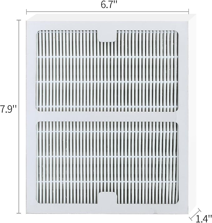 Replacement Idylis AC-2125 /AC-2126 Filters Compatible With Idylis Air Purifier AC-2125, AC-2126, iap-10-125, iapc-40-140, iap-10-150,Replacement idylis H13 IAF-H-100B Hepa Filter 2 Pack
