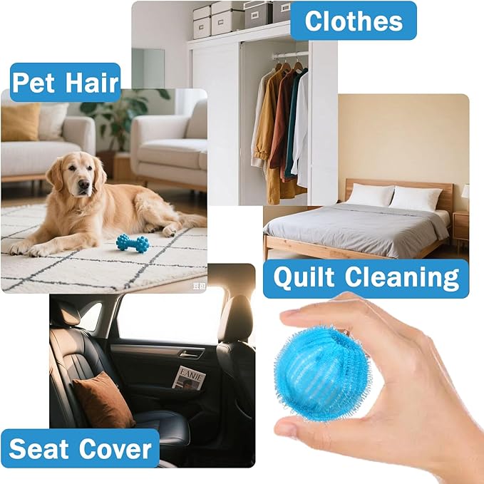 12PCS Upgrade Pet Hair Remover for Laundry & Washing Machine,Laundry Pet Hair Catcher for Clothes,Washing Machine Lint Catcher for Dog & Cat Hair,Effectively Removes Lint,Hair and Debris from Clothes