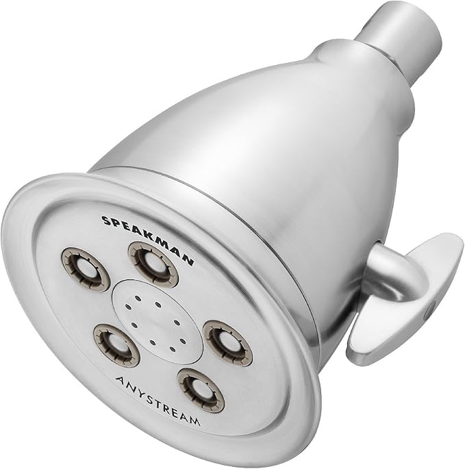 Speakman S-2005-HB-BC Hotel Anystream High Pressure 2.5 GPM Adjustable Shower Head, Brushed Chrome