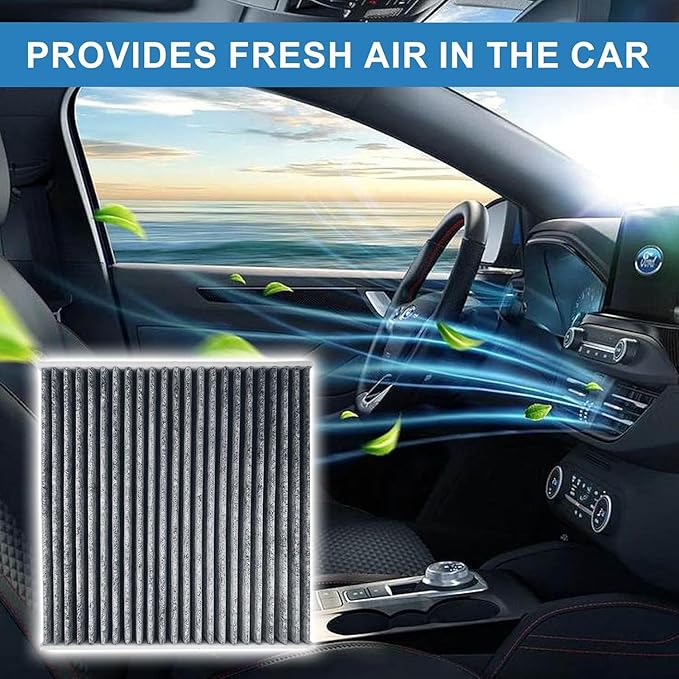 JTBU160-10881 Cabin Air Filter for SOUL (2020-2024),KONA (2018-2023), VELOSTER (2019-2021), 97133-D1000, 97133-D3000,CF12160,97133-1R000,CA12057,28113-F2000,FDA12057