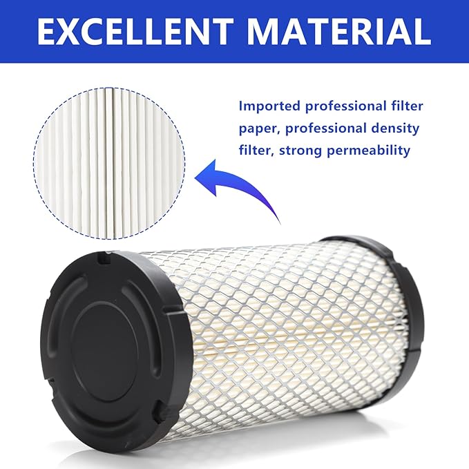 M113621 Air Filter - Replacement for NAPAA 6449 John Deere M113621 Fleetguard AF25550 WIX 46449 Donaldson P822686 Kawasaki 11013-1290 11013-7029 11013-7048