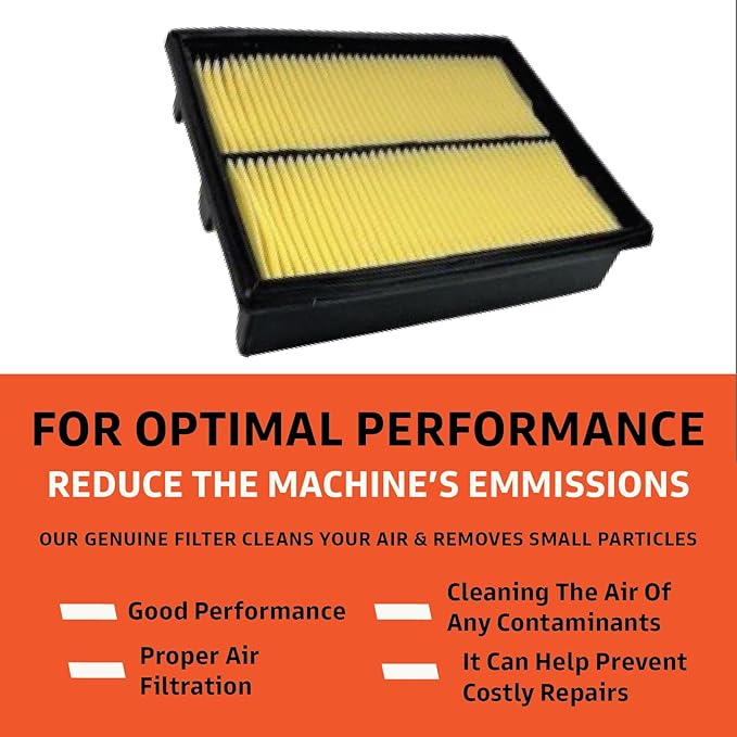 Air Filter - Pack of 1 - Replacement Set Compatible with with Dixon Mowers, Lawn Tractors, Electric Welders, Equipment - Fits O.E. 17210ZJ1842, 17210ZJ1841 - Air Filter Replacement - Baldwin PA30279