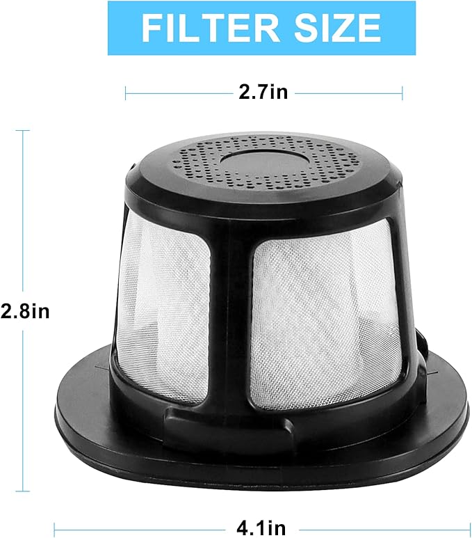 3061 Filter Replacement for Bissell Adapt/PowerLifter Ion Cordless Vacuum 2286 2482 2387 Compare to Part #1616323 1616322 1617684 LUXRILIX