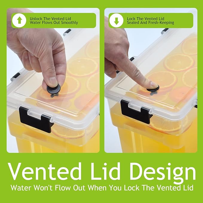 1.5 Gallon Drink Dispenser For Fridge,Beverage Dispenser With Spigot. Milk,Lemonade Dispenser,Juice Containers With Lids For Fridge, Parties And Dairly Use，100% Sealed And Filter screen