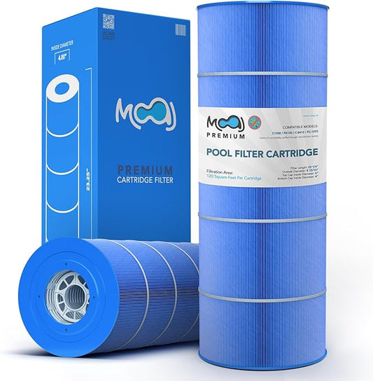 MOAJ Premium Pool Filter Replaces Hayward C1200, CX1200RE, PA120, PA120-M, Filbur FC-1293, C-8412, Clearwater II ProClean 125, PCCF-125, 817-0125