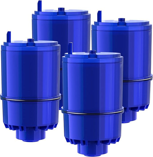 BOGDA Faucet Water Filter Replacement Fit for All P-ur, P-UR PLUS FM-2500V, FM-3700, RF3375, PFM400H PFM450S PFM150W PFM350V PUR-0A1 FM2500V FM-3700 Faucet Mount Filtration Systems, 4 Filters