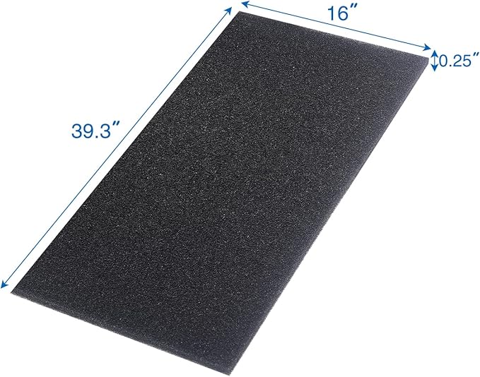 RV A/C Air Condition Filters Replacement, Can Cut to Fit, 16" x 39.3" x 1/4"