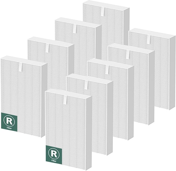 HPA300 HEPA Air Purifier Filter R for Honeywell Air Purifier HPA100/200/300 and 5000 Series, 9 Pack HEPA Filter Compatible with Honeywell R Filter (HRF-R3 & HRF-R2 & HRF-R1)