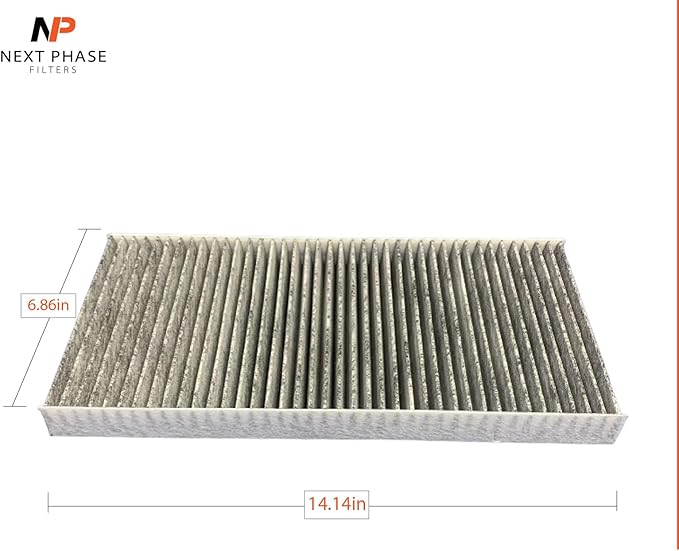 Carbon Cabin Air Filter Replacement - Pack of 1 - Made in USA - Compatible with 2021-2023 Volkswagen ID.4 Electric, 2023 Audi Q4 E-Tron & Q4 E-Tron Sportback - Replaces O.E. 1EA819669