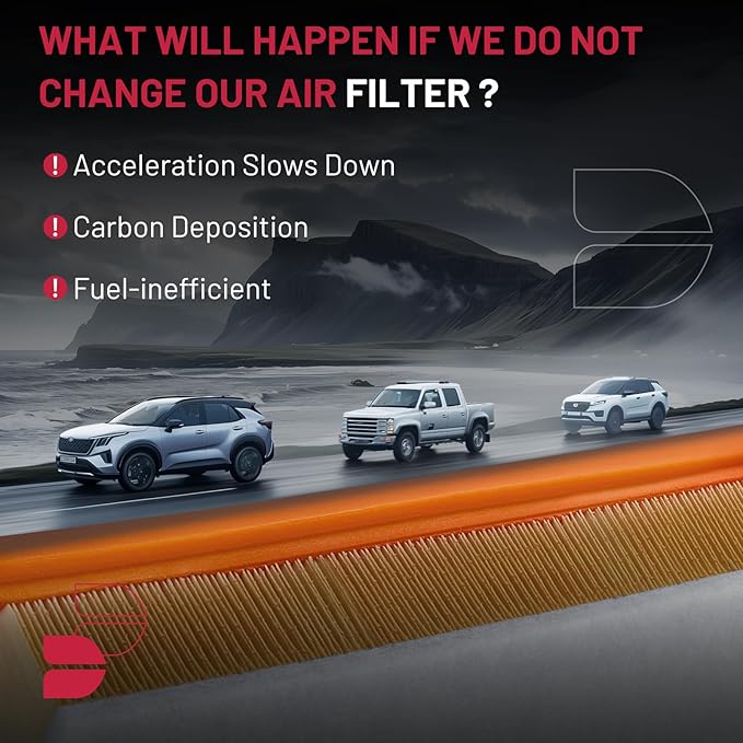BDFHYK CA12814 Engine Air Filter Compatible with Chevrolet Trax 2024 & Trailblazer 2021-2023 & Buick Encore GX 2020-2024, 1.2L 1.3L, Replace# PA99574, A21546