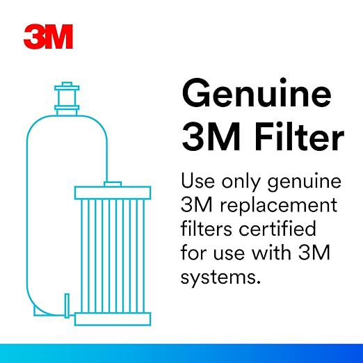 Filtrete Standard Capacity Whole House Grooved Water Filter, 5 Microns, Universal Filter, Sump Style Drop-In Filter, 2-Filters (4WH-STDGR-F02)