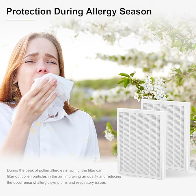 2Pack ClearAir-A7 Filter & E-400 Filter Compatible with VEWIOR ClearAir-A7 H14 Purifier ＆ AromaRoom E-400 H14 True HEPA Purifier, 3-Stage True Hepa with Efficiency Activated Carbon