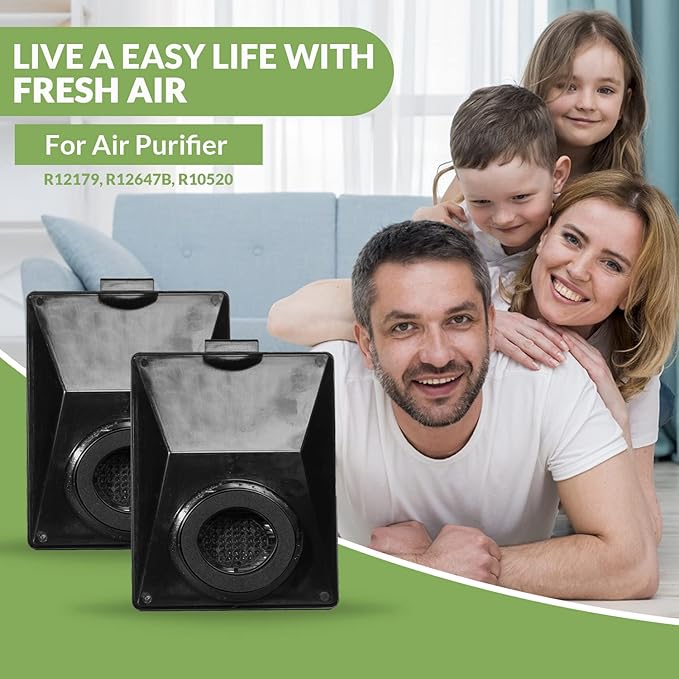 Replacement HEPA Vacuum Filter Compatible with Rainbow E2 Series Part R12179 & R12647B Attachment, Washable and Reusable 1 PK