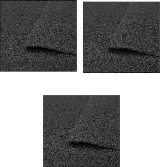 CFS COMPLETE FILTRATION SERVICES EST.2006 Premium Activated Carbon Infused Filter Pad 18x10 - Cut to Fit for Aquariums and Pond (3)