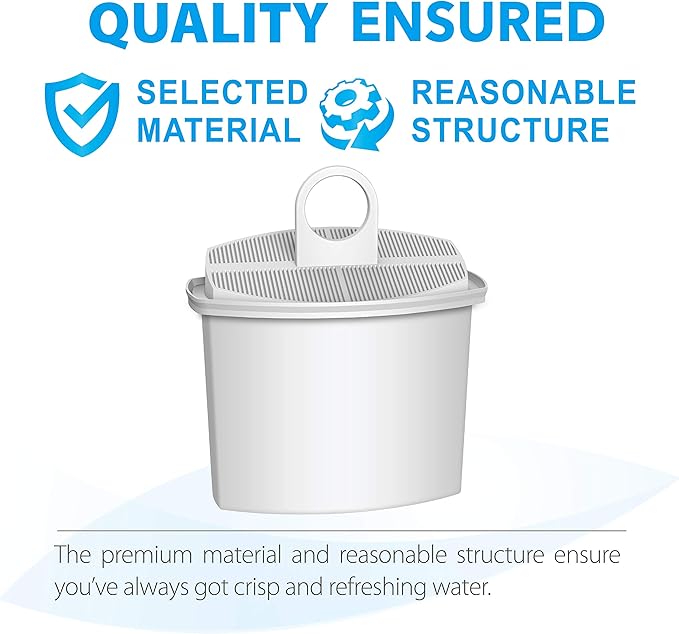 Waterdrop Coffee Water Filter, Replacement for Braun® KWF2, 3106, 3112, 3115, 3116, KF600, KF590E, KF580, KF550, KF190, KF187, KF155, KF150, KF140，TÜV SÜD Certified, 2 Packs