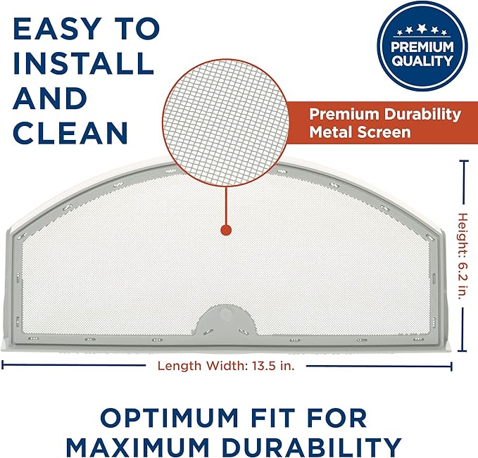 GE Appliances Dryer Lint Filter Screen, Genuine Original Equipment Manufacturer (OEM) Part, WE03X23881