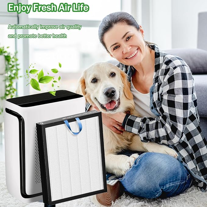 Vital 200S Replacement Filter Compatible with LEVOIT Vital 200S Air Purifier,H13 and High-Efficiency Activated Carbon Replacement Filter for Vital 200S/200S-P,2 Pack