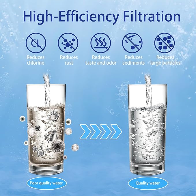 【Upgraded】Renami Ceramic Filter Silver Infused Replacement for BB9-2® Black Activated Carbon Filters, Compatible with Berkey® Travel, Large, Royal, Crown Series, Repeatable Cleaning Filters, Pack of 2