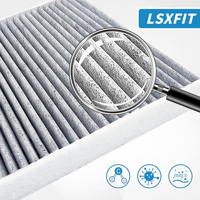 Engine & Cabin Air Filter For KONA (18-23), VELOSTER (19-21), SOUL (20-24), Replace 97133-D1000, 28113-F2000